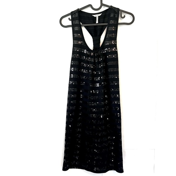 Krafty Co Dresses & Skirts - KRAFTY Razor Back Sequined Embellished Dress in Black